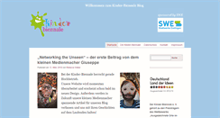 Desktop Screenshot of blog.kinderbiennale.net