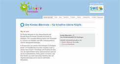Desktop Screenshot of kinderbiennale.net